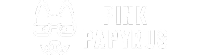 Pink Papyrus logo, web design project developed by Web Design Miami Company